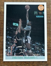 Dikembe Mutombo 1991-92 Front Row Premier PROMO #83 /10,000 HOF Georgetown