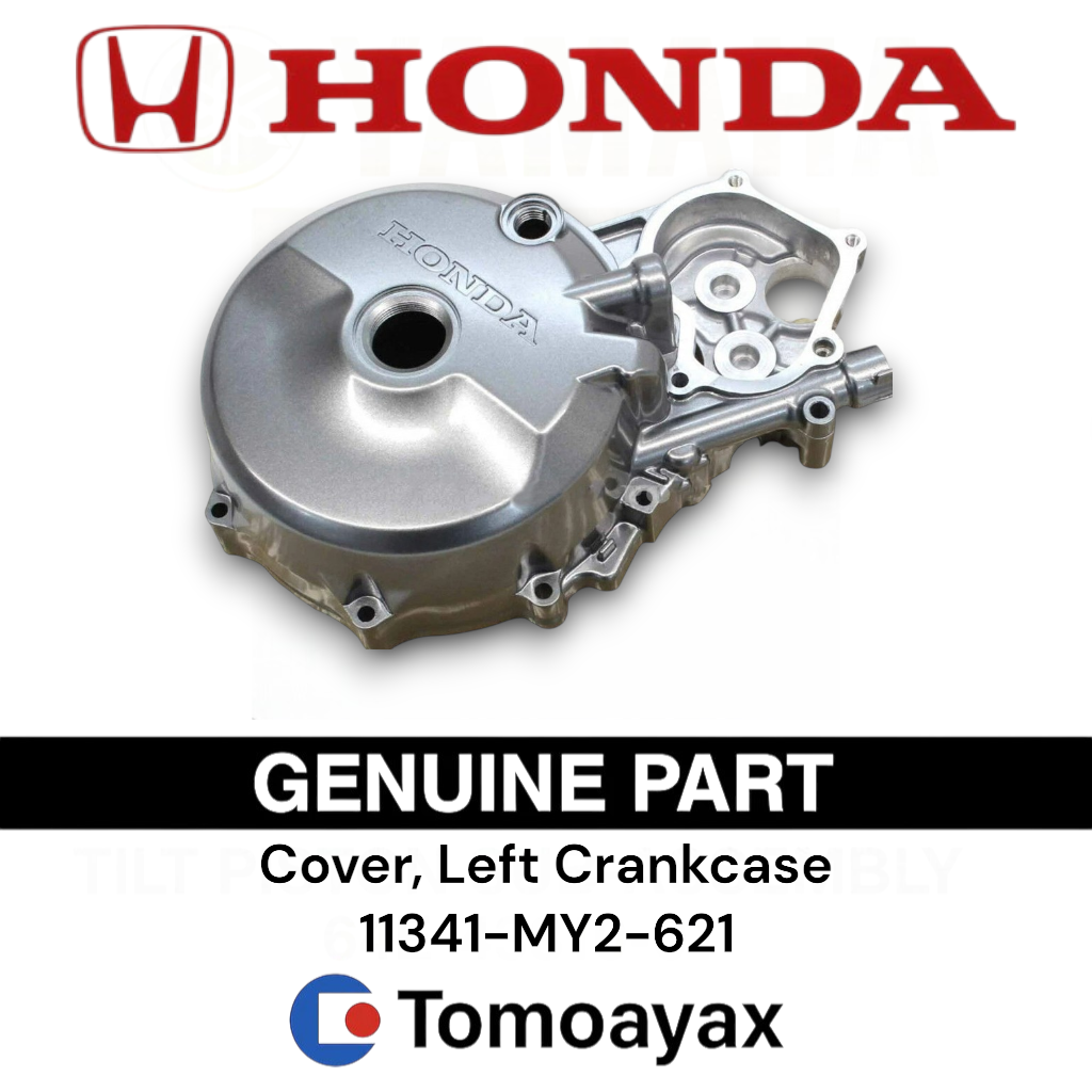 Honda 11341-MY2-621 OEM Left Crankcase Cover for XR650L 2006-2025