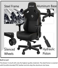 Kaiser AndaSeat  3 Series Premium Faux Leathr Gaming Chair Size XL  PICK UP ONLY