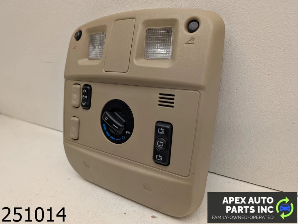 OEM 2004-2009 Cadillac SRX FRONT DOME LIGHT OVERHEAD CONSOLE SUN ROOF SWITCH Foto 2 de 4