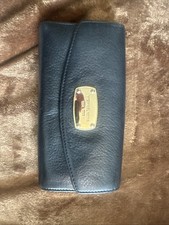Michael Kors Leather Wallet Purse With Gold Hardware