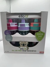 Ello Kids Colby 16-oz. Tritan Plastic Water Bottle, 3-Pack Sweet Love