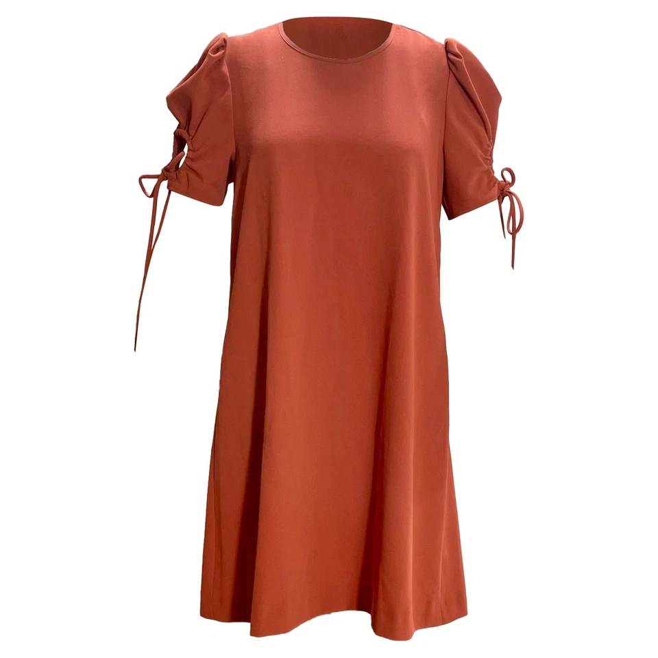 See By Chloé Tie Sleeve Dress In Polyester Women Red Size 40