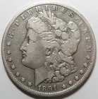 1891-CC Carson City Morgan Silver Dollar - Very Fine Details Cleaned - #11402-2