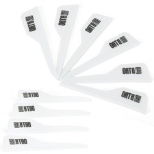 Archery Fletching Vanes 2.5Inch Rubber Feather 50X Hunting Arrow DIY Shooting