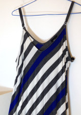 Massimo / Target Womens Dress Stripe Long Stretch Size L