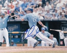 CHRIS GETZ   KANSAS CITY ROYALS   ACTION SIGNED 8x10
