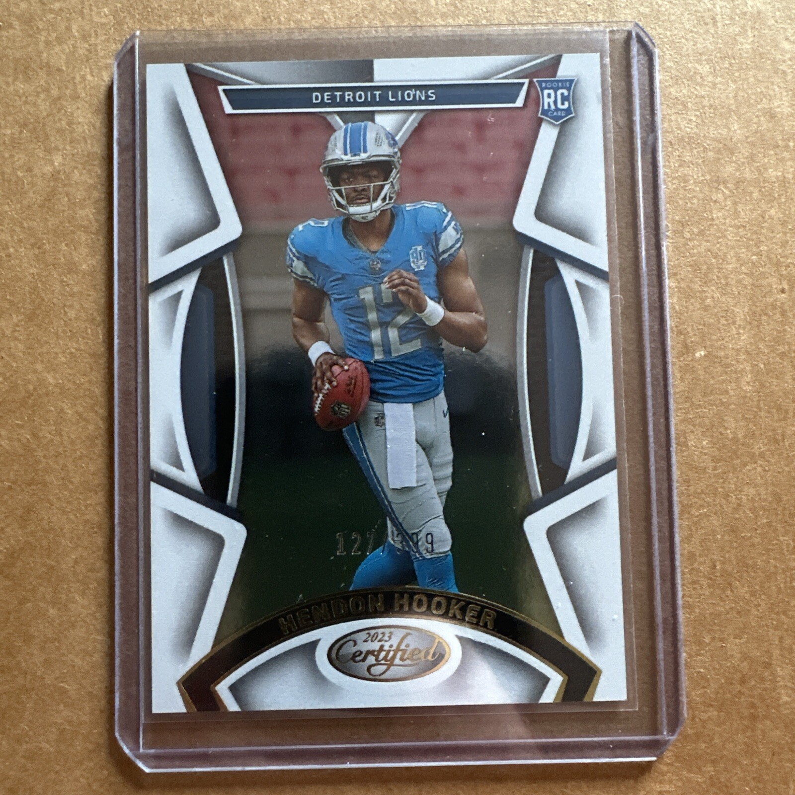 HENDON HOOKER RC 127/399 #150 2023 Certified Detroit Lions