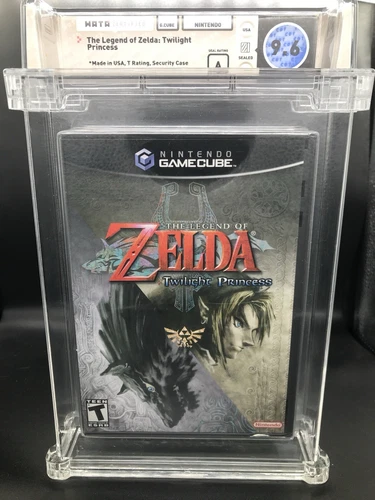Factory Sealed The Legend of Zelda Twilight Princess GameCube Wata Graded 9.6 A