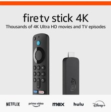 All-New Amazon Fire TV Stick 4K UHD Streaming Media W/Alexa Remote_WI-FI 6- NIB