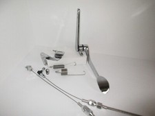 Chrome Steel Spoon Gas Pedalstainless Throttle Cable Bracket Kit 95075455