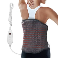 Snailax Heating Pad for Back Pain Relief, 6 Heat Settings, Gifts for Women Man