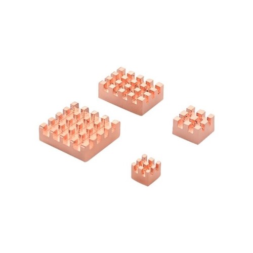 Copper Heatsinks For RPI 4B Development Board Efficient Heat Dissipation 4PCS - Bild 6 von 8