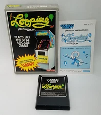 ColecoVision Venture Line, Inc. Looping Game Complete In Box W/ Manual Tested