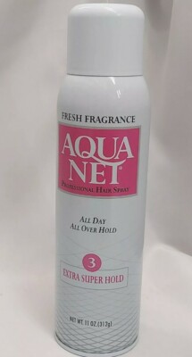 AquaNet Fresh Fragrance Professional Hairspray All Day All Over Hold 11 OZ