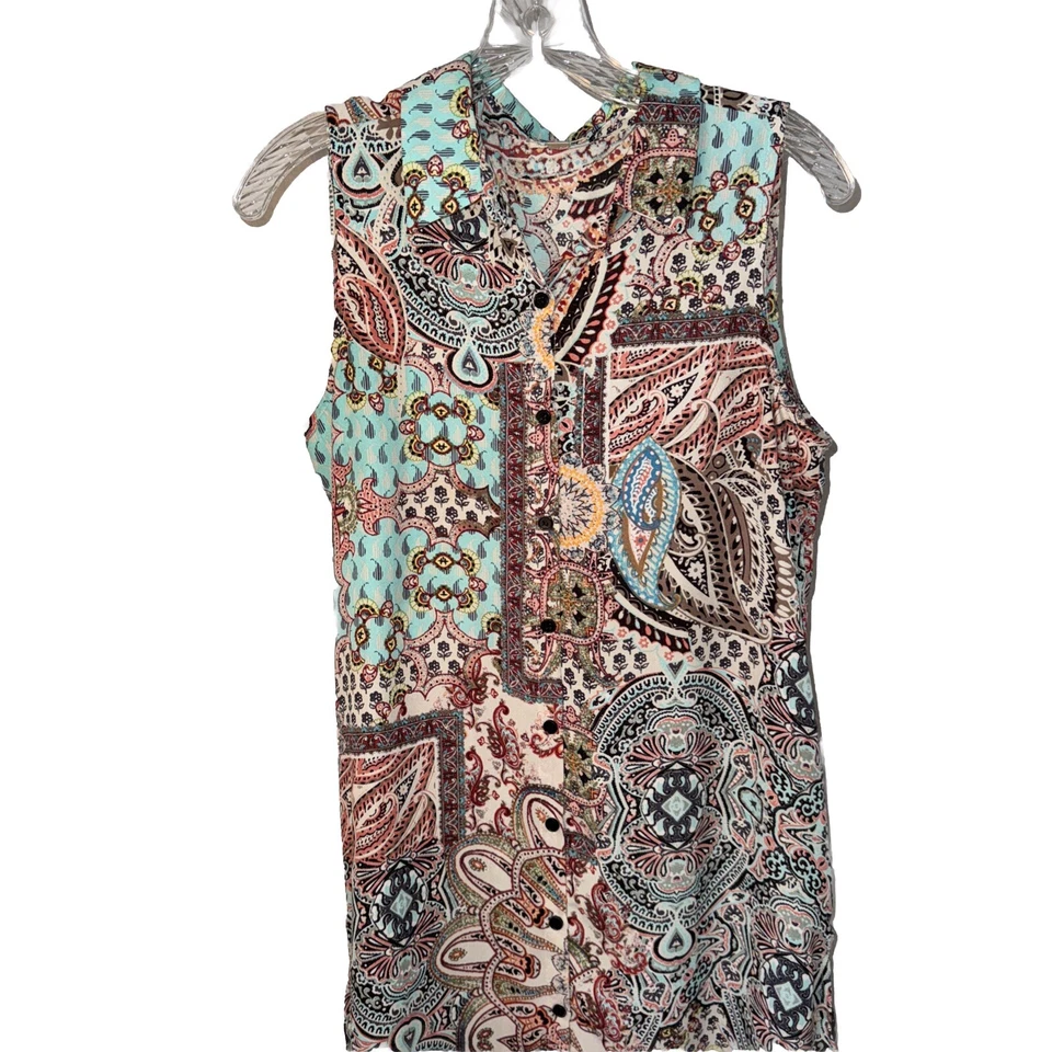 Платье-рубашка SPENCE без рукавов с воротником на пуговицах женское размер средний - Изображение 4 из 4