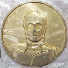 Star Wars California Lottery Promo C-3PO Coin