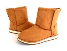 Wonder Nation Brown Faux Fur Children's Boots Girl's Size 3 M-69 