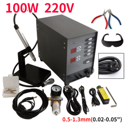 Pulse Argon Welding Machine Automatic Spot Welder Jewelry Glasses Repair Tool