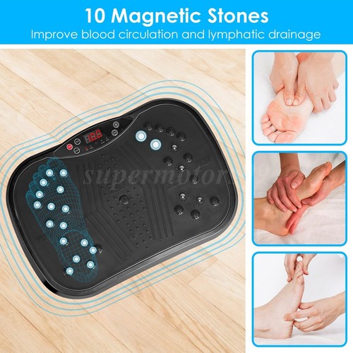 Vibration Platform Whole Body Shaker Machine Exercise Fitness Weight Loss Music - Picture 16 of 18