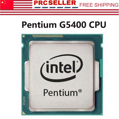 Intel Pentium Gold G5400 CPU 2-Cores 4 Threads 3.7GHz 4MB LGA 1150 CPU Processor