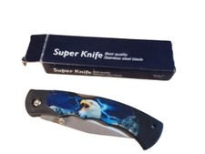 Knife Spring Assisted Pocket Folding Tactical 440 Stainless Steel Pic Of Eagle