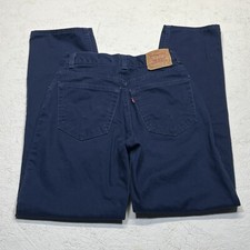 Vintage Levis 550 Relaxed Fit Student Jeans 29x32 Act 26x31 Blue Denim Made USA