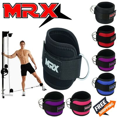 Weight Lifting D Ring Ankle Strap Thigh Pulley Cable Attachment Men,Women Strap