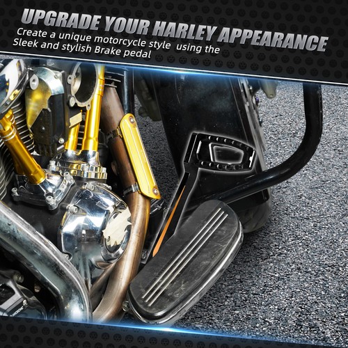 NICECNC Rear Foot Brake Lever For Harley CVO Tri Glide FLHTCUTGSE 2020 2021 2022 - Picture 3 of 13