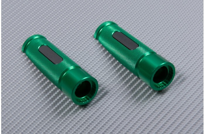 Repose-pieds avant pilote anti-glisse vert 77mm pour rénover votre Yamaha FZ1