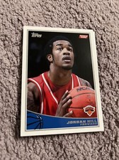2009-10 Topps New York Knicks Basketball Card #323 Jordan Hill Rookie 