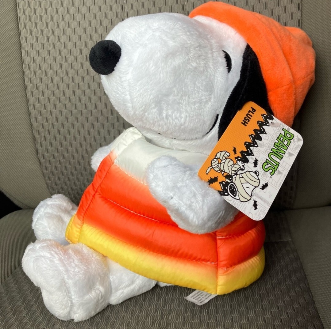 New 2024 Snoopy Candy Corn Puffer Coat 10