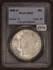 1885-O $1 Morgan Silver Dollar - PCGS MS 63 - SKU-Z2014