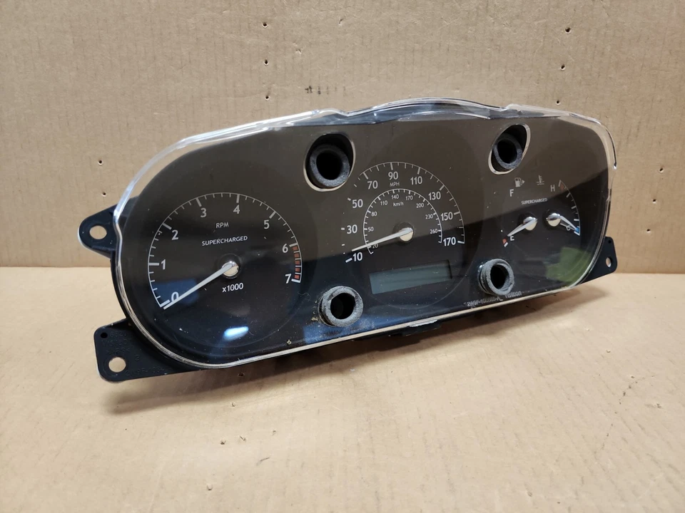 Jaguar XJR 2004-2009 supercarga velocímetro medidor de instrumento 86 k 2W9F-10849-DK Foto 2 de 4