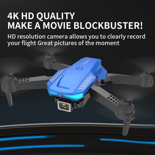 LS/RC F185 Pro 4K HD Single Camera FPV RC Drone with Battery (Blue) - Picture 4 of 12