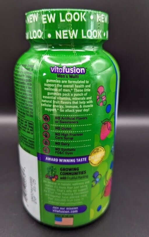 Vitafusion Adult Men's Multivitamin Dietary Supplement Gummies 150ct Exp 03/25 eBay