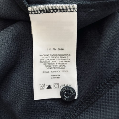 Camisa Polo Columbia Para Hombres XL Omni Tono Logo PFG Refuerzo Ventilado Axila - Imagen 9 de 10