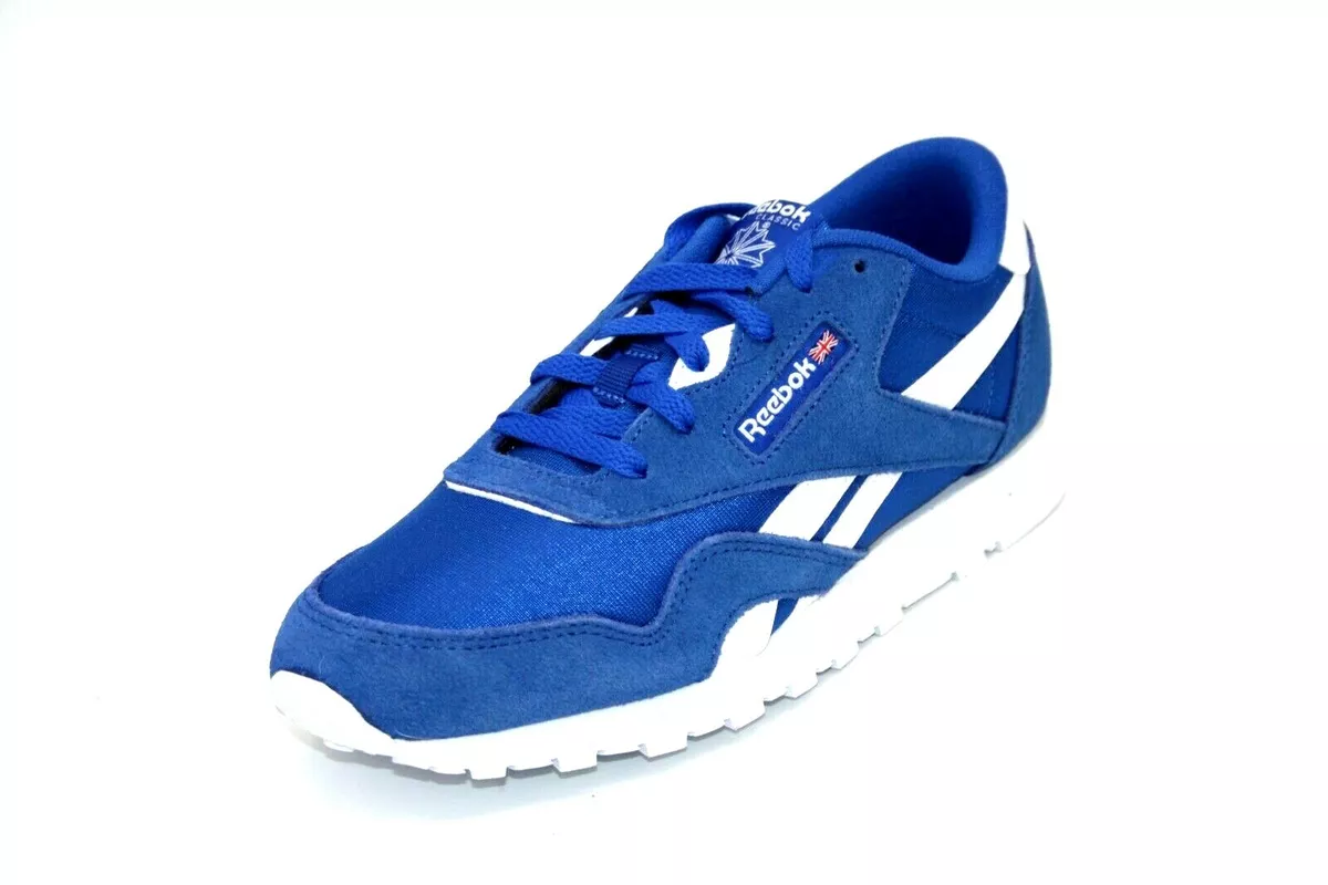 GRADE SCHOOL REEBOK CLASSIC NYLON JUNIOR FU6785 HUMBLE BLUE/WHITE SNEAKER |