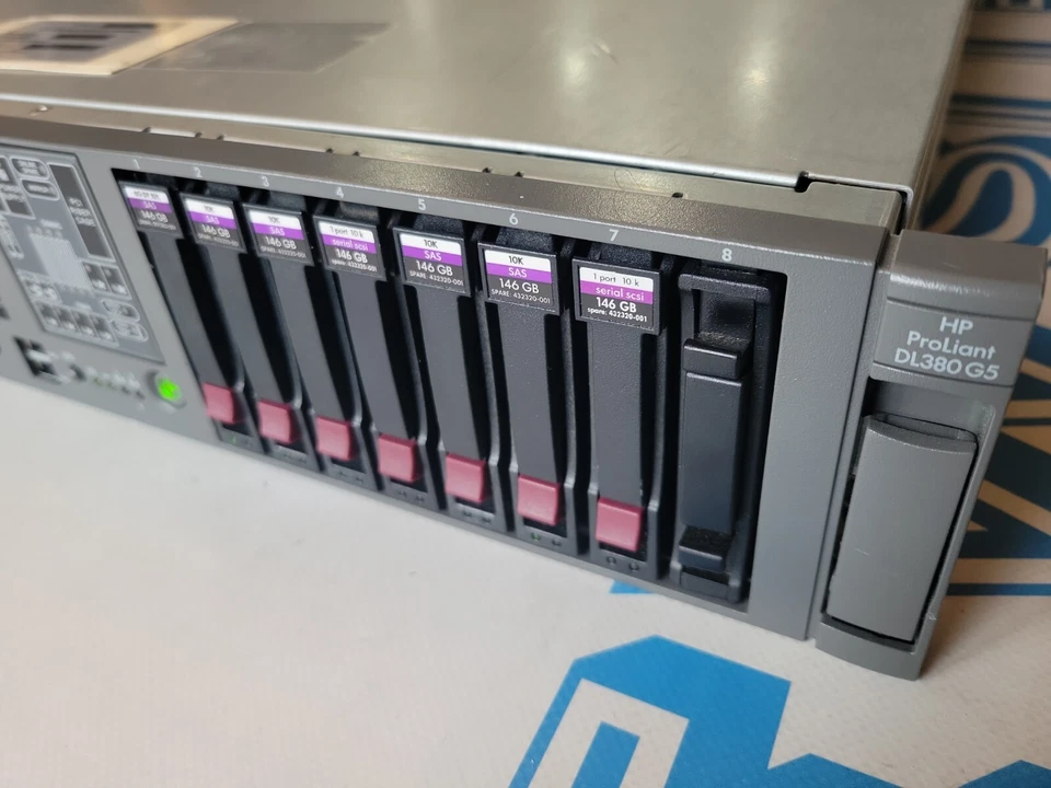 2u HP Proliant DL380 G5 2x Quad-Core Intel Xeon 2.50GHz E200 1TB HDD 16GB 2x PSU - Image 4 of 4