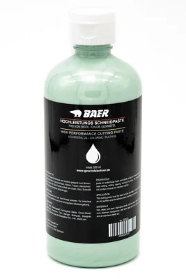 BAER Schneidpaste 500 ml für Bohren & Gewindeschneiden | Bohrpaste Schmiermittel