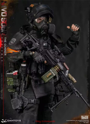 ミリタリー DamToys 78095 MVD SOBR spetsnaz GUNNER Damtoys 78095 1/6 RUSSIAN SPETSNAZ MVD SOBR PKM GUNNER Action