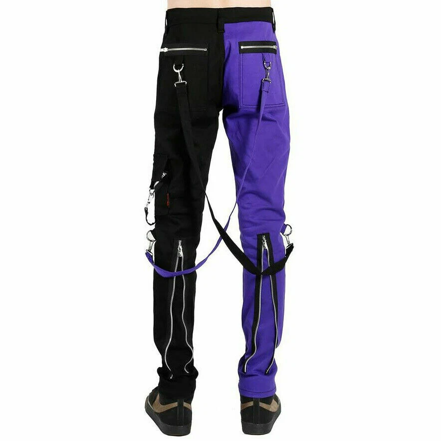 Black purple store pants