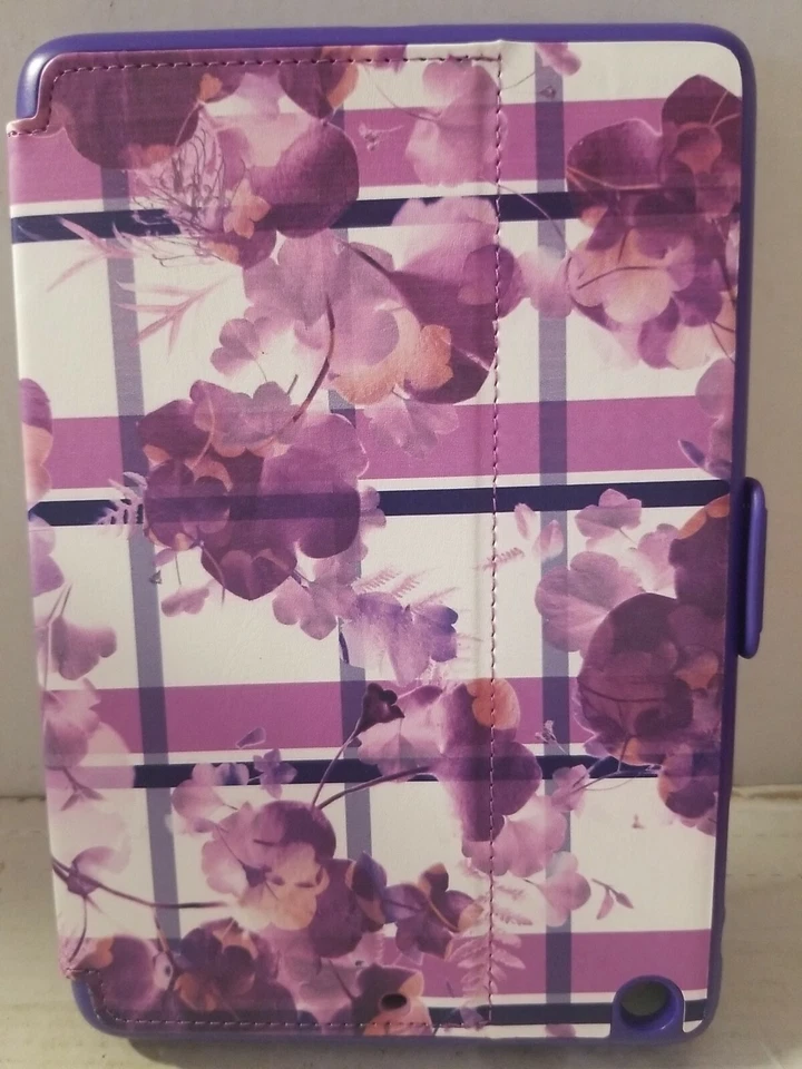 🌰 Funda Tableta Estilo Speck Folio Todo mini 2/mini 3 Cuadros Púrpura Floral/Sin Caja Foto 2 de 2