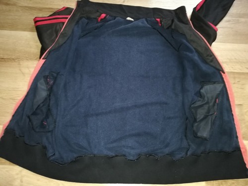 Jacke Damen Trainingsjacke Adidas 80er Made in Taiwan Gr.46 - schwarz - 80s - Picture 5 of 5