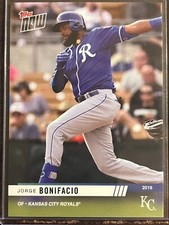 2019 Topps Now #OD-127 Jorge Bonifacio Kansas City Royals