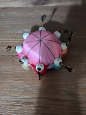 Honbay Handmade Product Chinese Traditional Style Needle Pin Cushion with 10 Kid