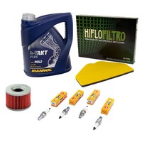 Wartung FüR Kawasaki ZZR 1100 ZZR 1200 ÖL 4L Set Luftfilter ÖLfilter ZüNdkerzen