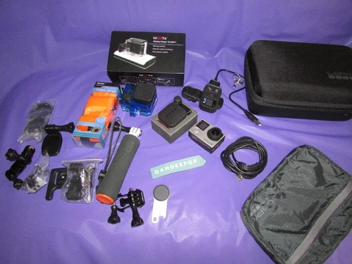 GoPro HERO 4 Digital Camcorder - Silver C313112 27 piece Set Includes MOTA ++