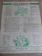 Catalogue,Brochure,Prospectus  Tracteurs Agricole - Field-Marshall série 3