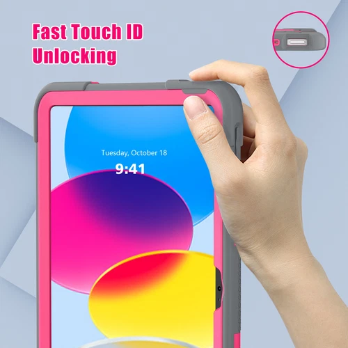 For iPad 9th 8th 7th Gen 10.2 Shockproof Heavy Duty Hard Rubber Cover Stand Case - Picture 62 of 122